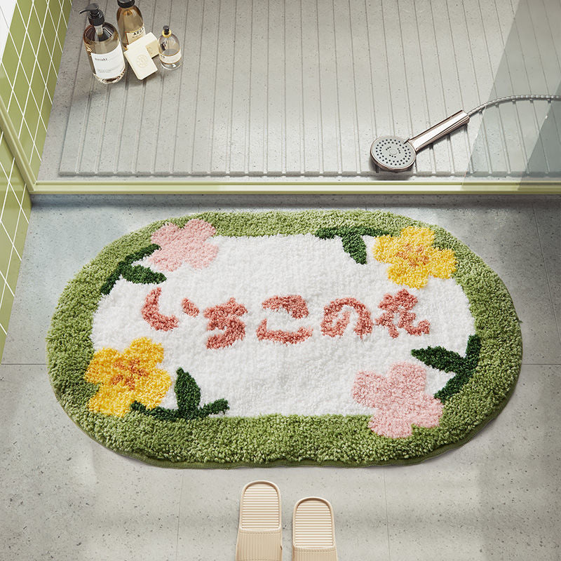 Cartoon Floor Mats Toilets Toilets Absorbent Kitchens Bathrooms Non-slip Mats Door Entrance Mats Bedroom Carpet Mats