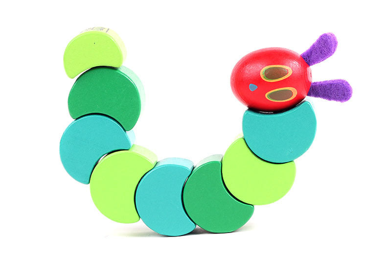 Wooden Toys Worm Hunger Educational Toys